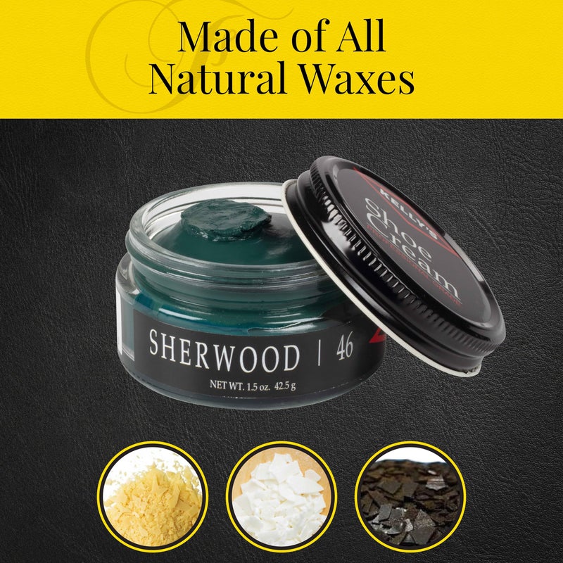 KELLYS Kelly's Sherwood Shoe Polish 1.5 oz - Professional Leather Shoe Cream - Image 3